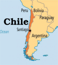 chile mapa pequena