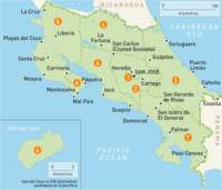 costa rica map