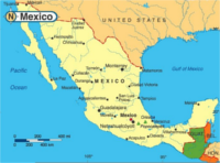 map of mexico 